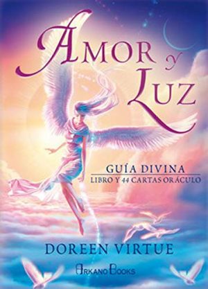 AMOR Y  LUZ GUIA DIVINA, LIBRO Y 44 CARTAS ORACULO