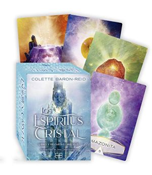 LOS ESPIRITUS CRISTALES, LIBRO Y 58 CARTAS ORACULO