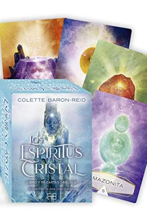 LOS ESPIRITUS CRISTALES, LIBRO Y 58 CARTAS ORACULO